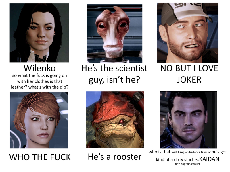 Illustration for article titled What Mass Effect Looks Like to Someone Who Doesn't Play Mass Effect